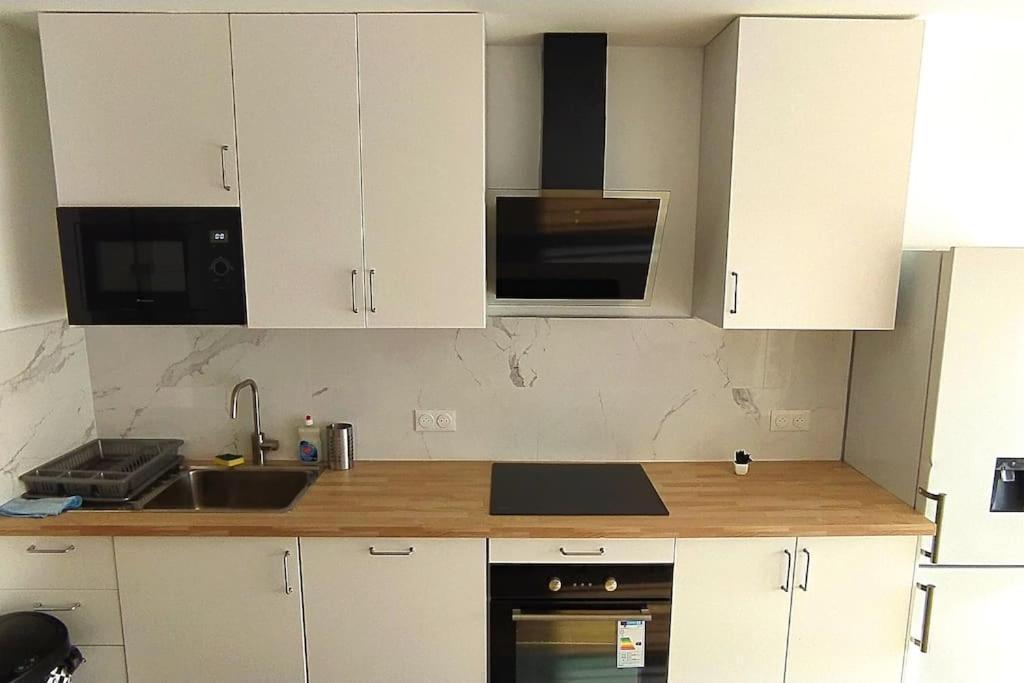 阿让特伊Parisian Cosy Flat With Balcony公寓 外观 照片